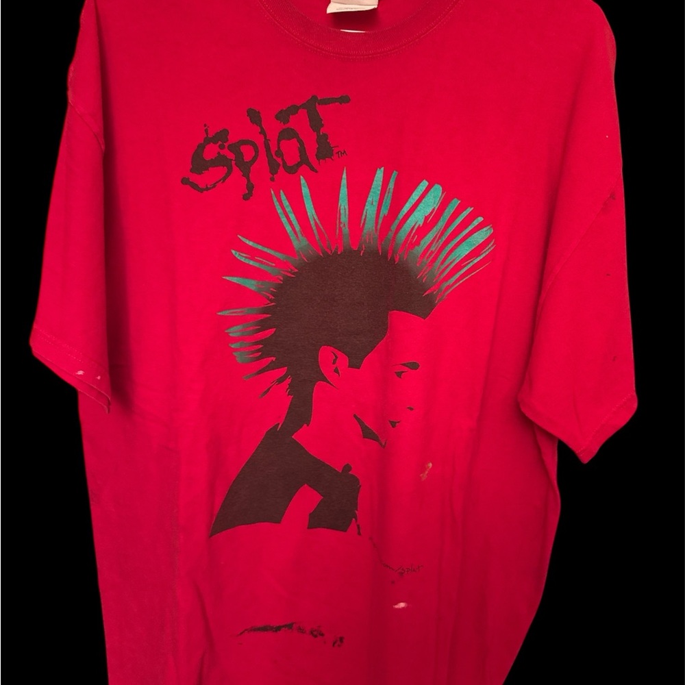 Splat Red Punk band Graphic Men's T-Shirt